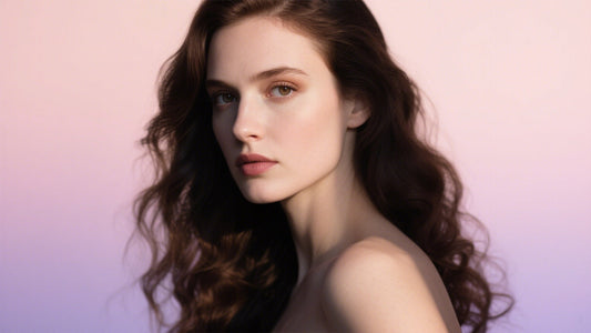 Close-up of a woman highlighting the benefits of women’s multivitamin for healthy hair, skin, and nails