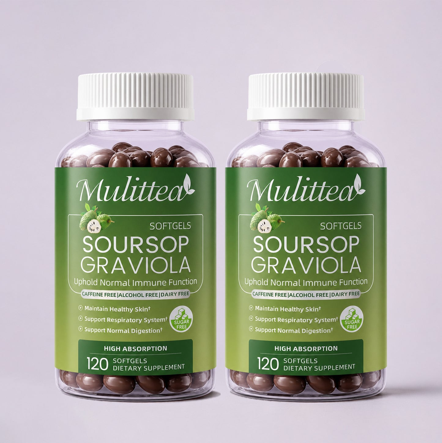 10:1 Soursop Graviola Extract | 120 Softgels