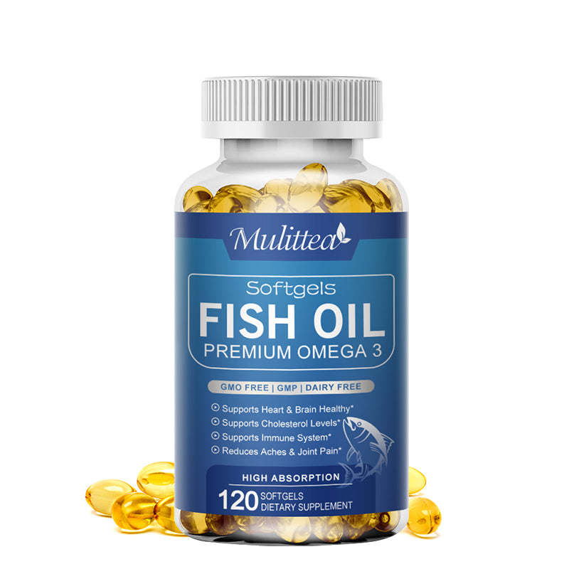Fish Oil 3600 mg Soft Gels Omega 3 with EPA & DHA for Brain Heart Joints Skin and Immune Support