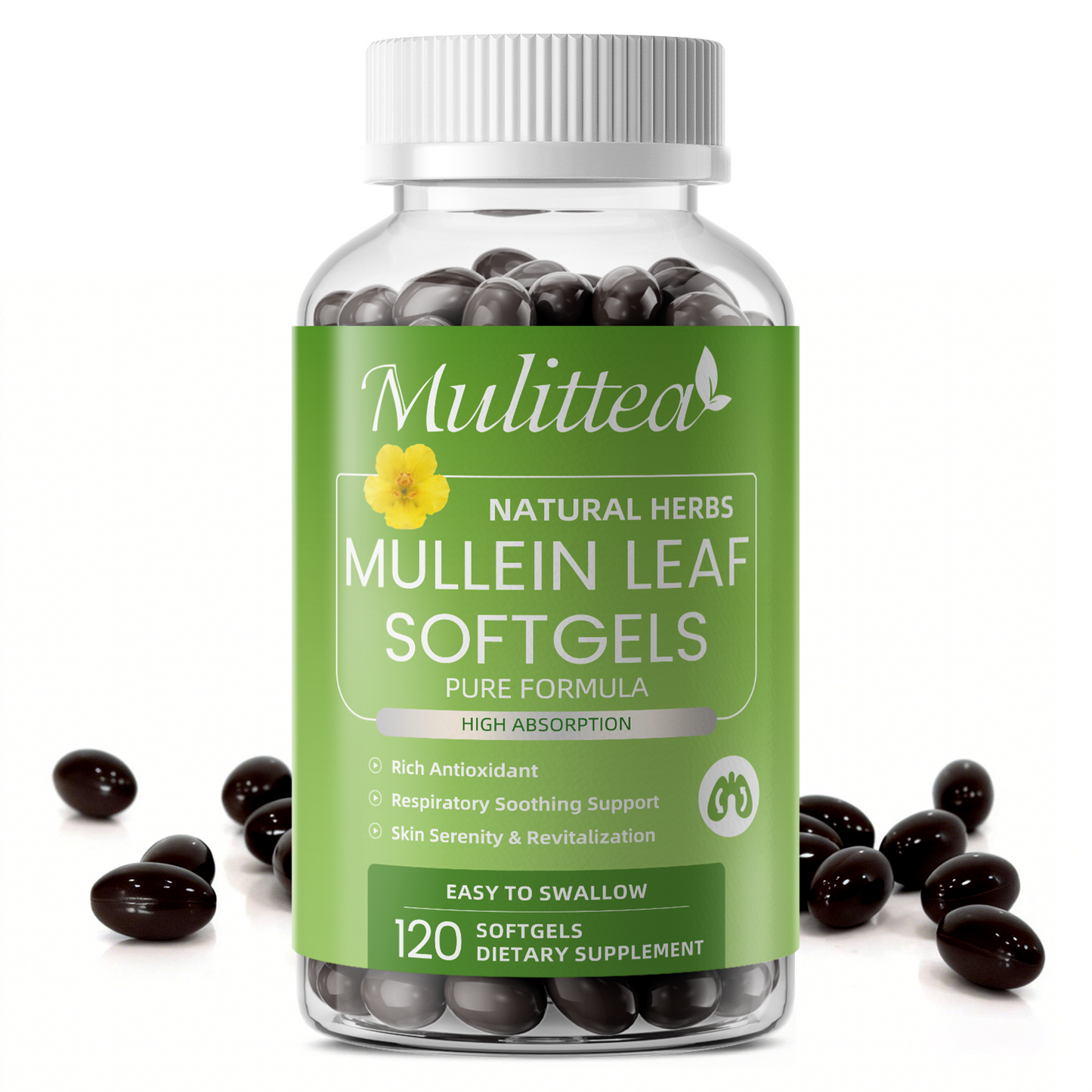 10:1 Mullein Leaf Extract | 120 Softgels