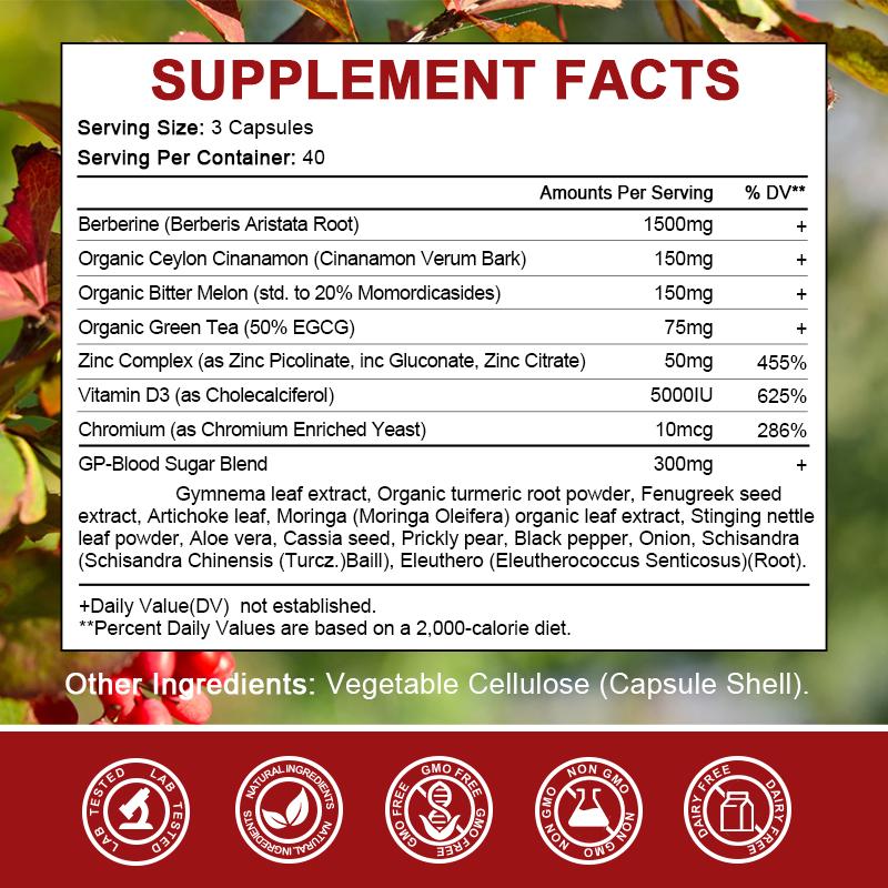 Mulittea Berberine with Ceylon Cinnamon – Herbal Support for Metabolic & Immune Health