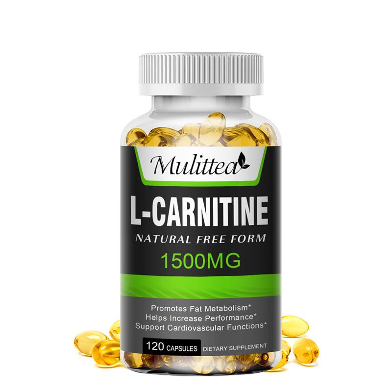 MULITTEA L-Carnitine 1,500 mg High Potency Supports Natural Energy Production|Supports Memory/Focus |Supports Fat Metabolism