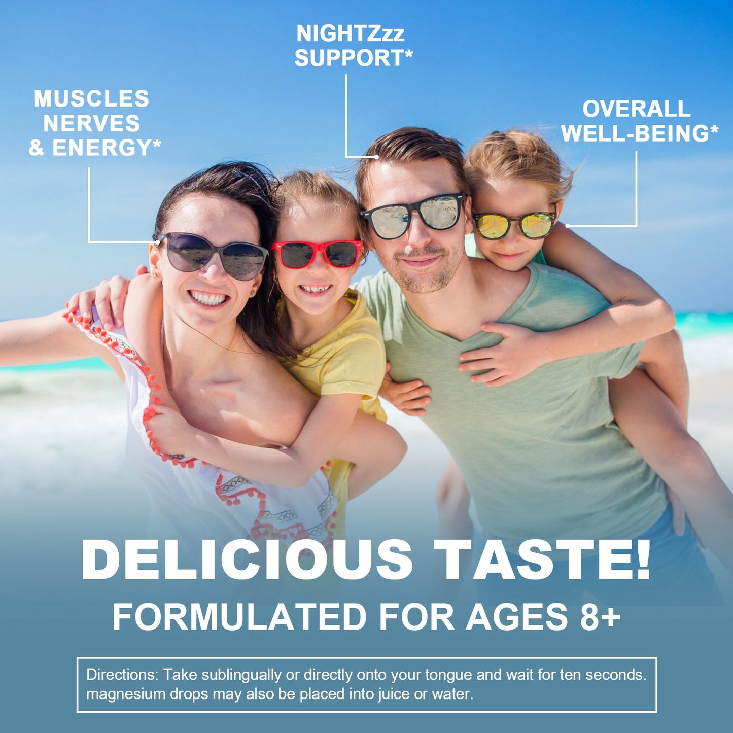 Mulittea Magnesium Glycinate Liquid Spray – Advanced Magnesium Complex with Citrate, Oxide, Malate, L-Theanine, D3K2 & B6 – Sugar-Free Raspberry Flavor, 30-Day Supply