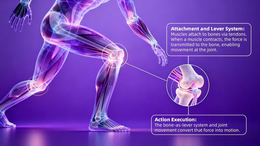 A illustration about Body‘s Musculoskeletal System Showing How the Musculoskeletal System Works Together