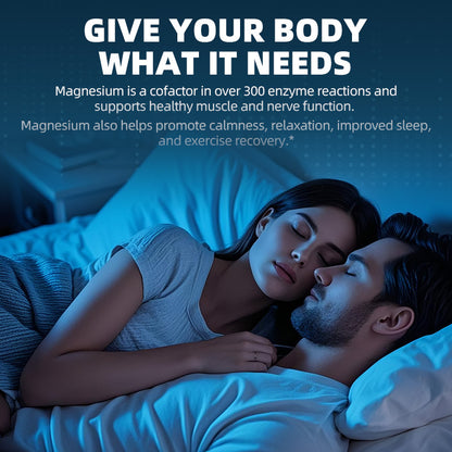 Mulittea Magnesium Glycinate 500mg with Zinc, Vitamin D3 & B6 - 60 counts