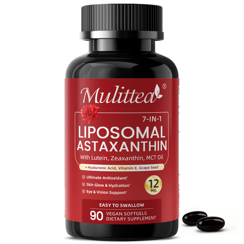 Liposomal Astaxanthin & Hyaluronic Acid | 90 Softgels