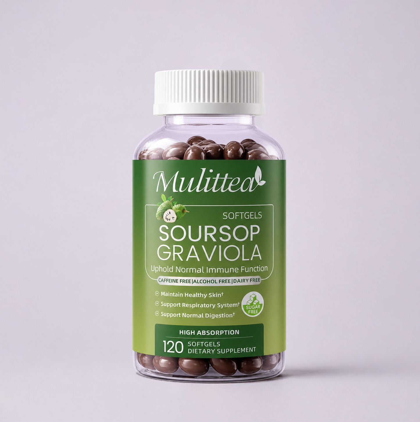 10:1 Soursop Graviola Extract | 120 Softgels