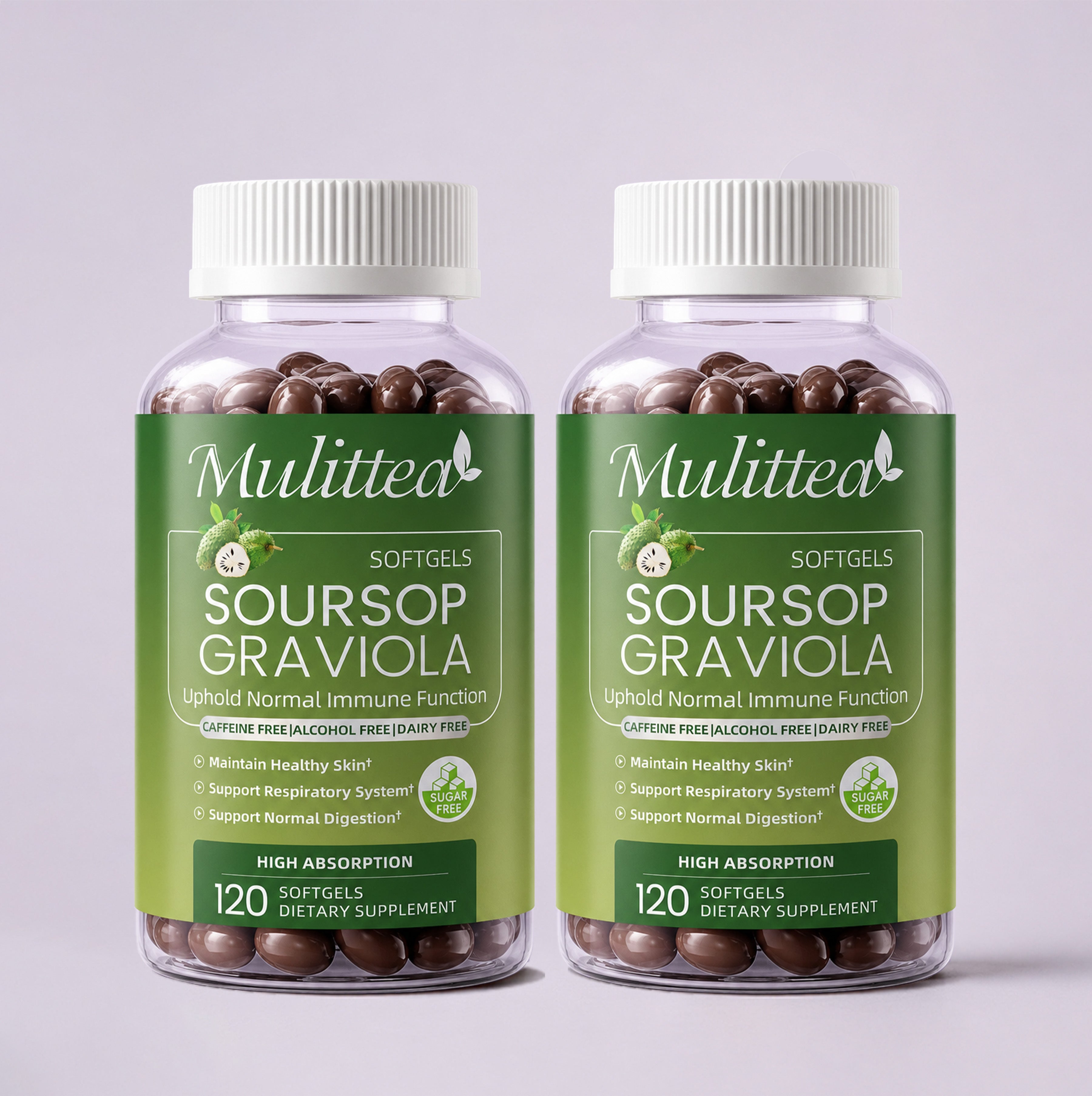 10:1 Soursop Graviola Extract | 120 Softgels