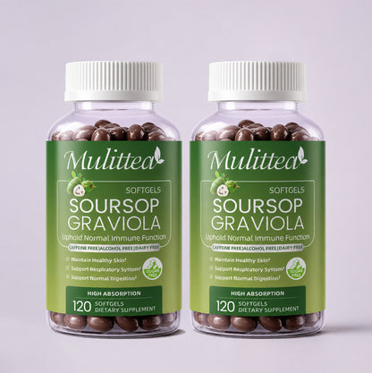 10:1 Soursop Graviola Extract | 120 Softgels