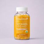 Vitamin D3 + K2 MK7 Softgels | 120 Count