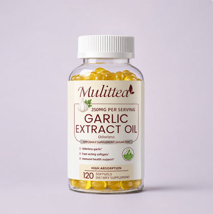 Odorless Garlic Extract Oil | 120 Softgels