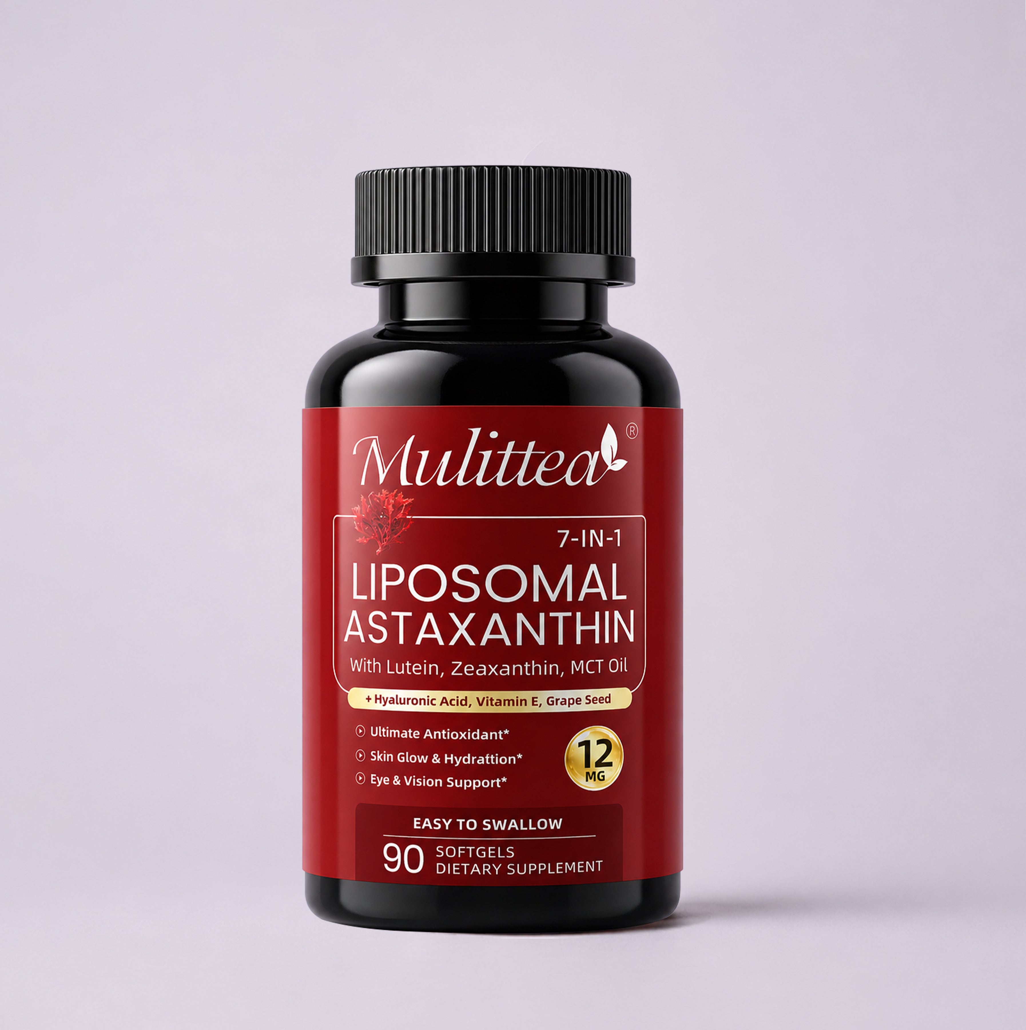 Liposomal Astaxanthin & Hyaluronic Acid | 90 Softgels