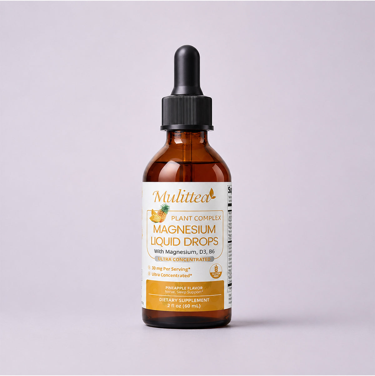 Triple Magnesium & B6 Liquid Drops | 2 fl oz (60ml)