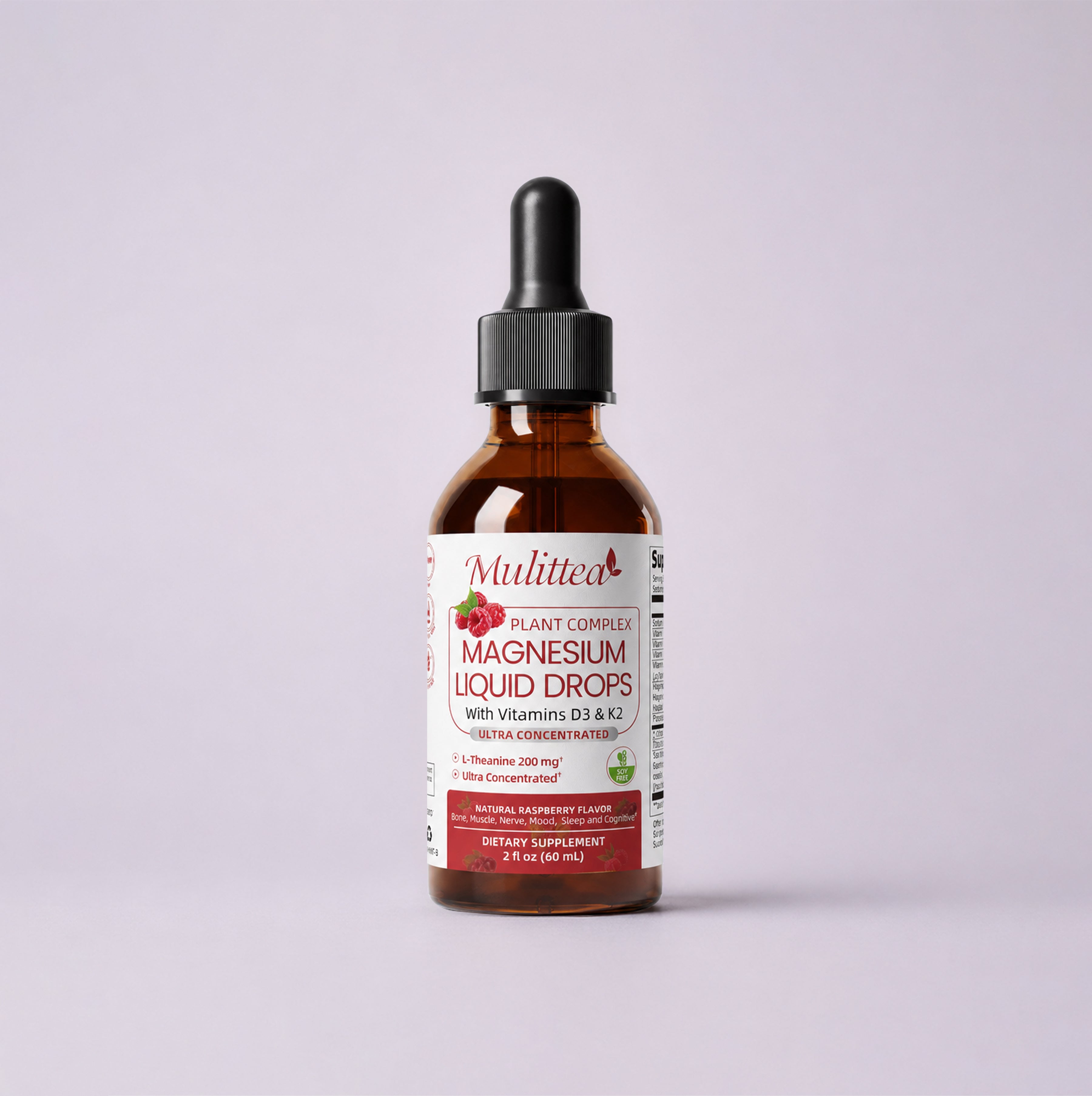 Triple Magnesium with Potassium & L-Theanine Drops | 2 fl oz (60ml)
