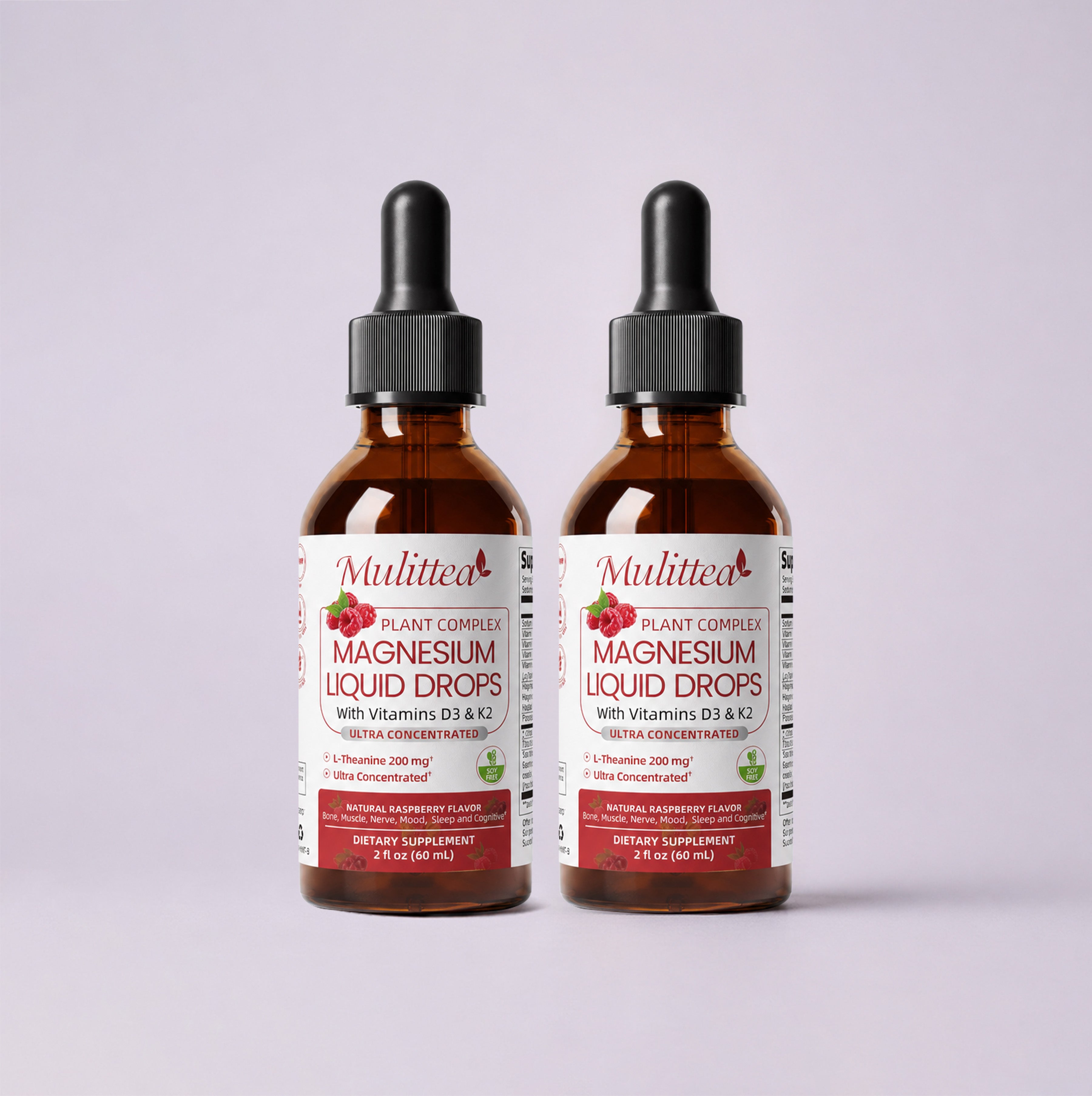Triple Magnesium with Potassium & L-Theanine Drops | 2 fl oz (60ml)