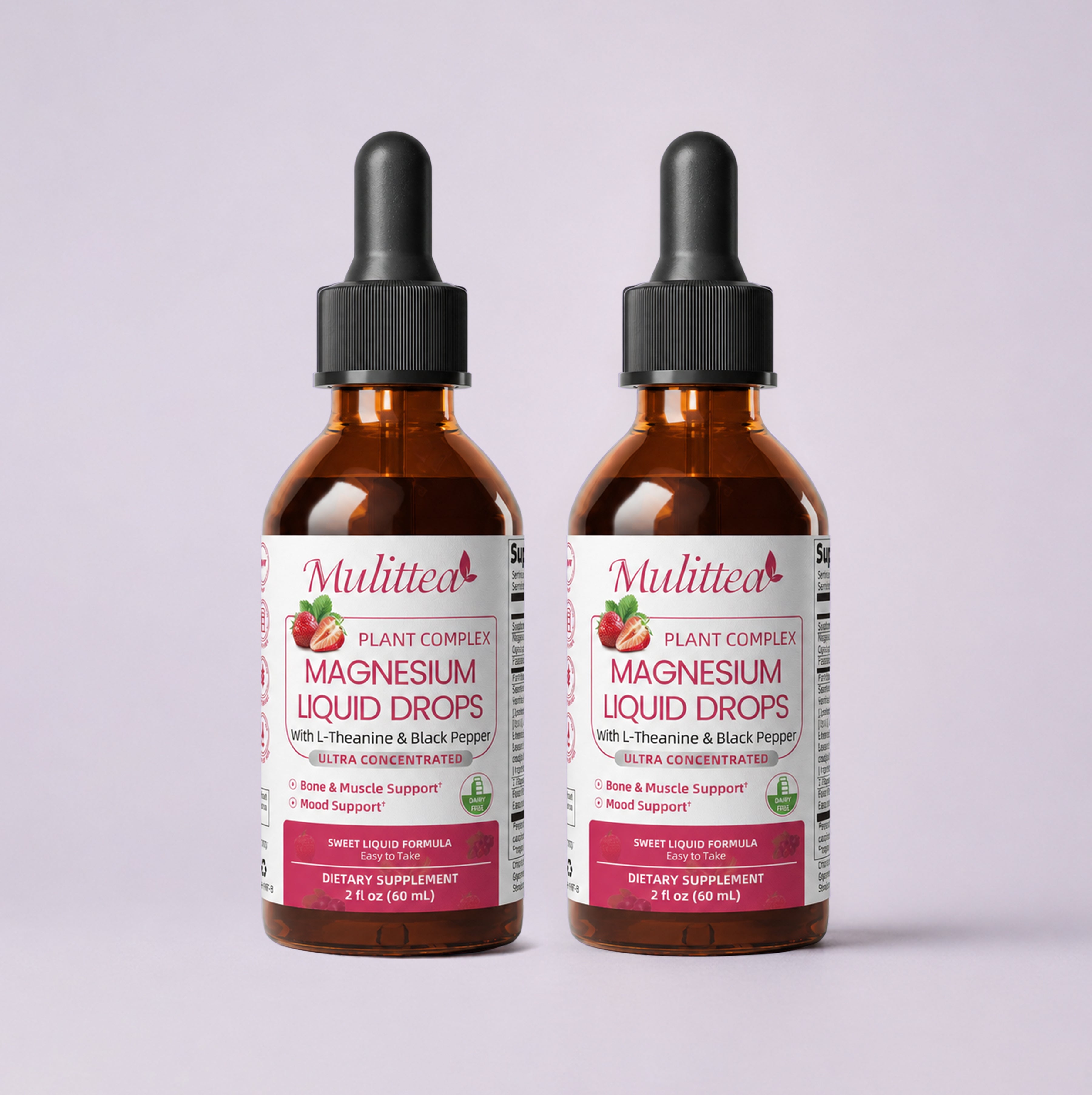 Magnesium Glycinate & L-Theanine Drops | 2 fl oz (60ml)