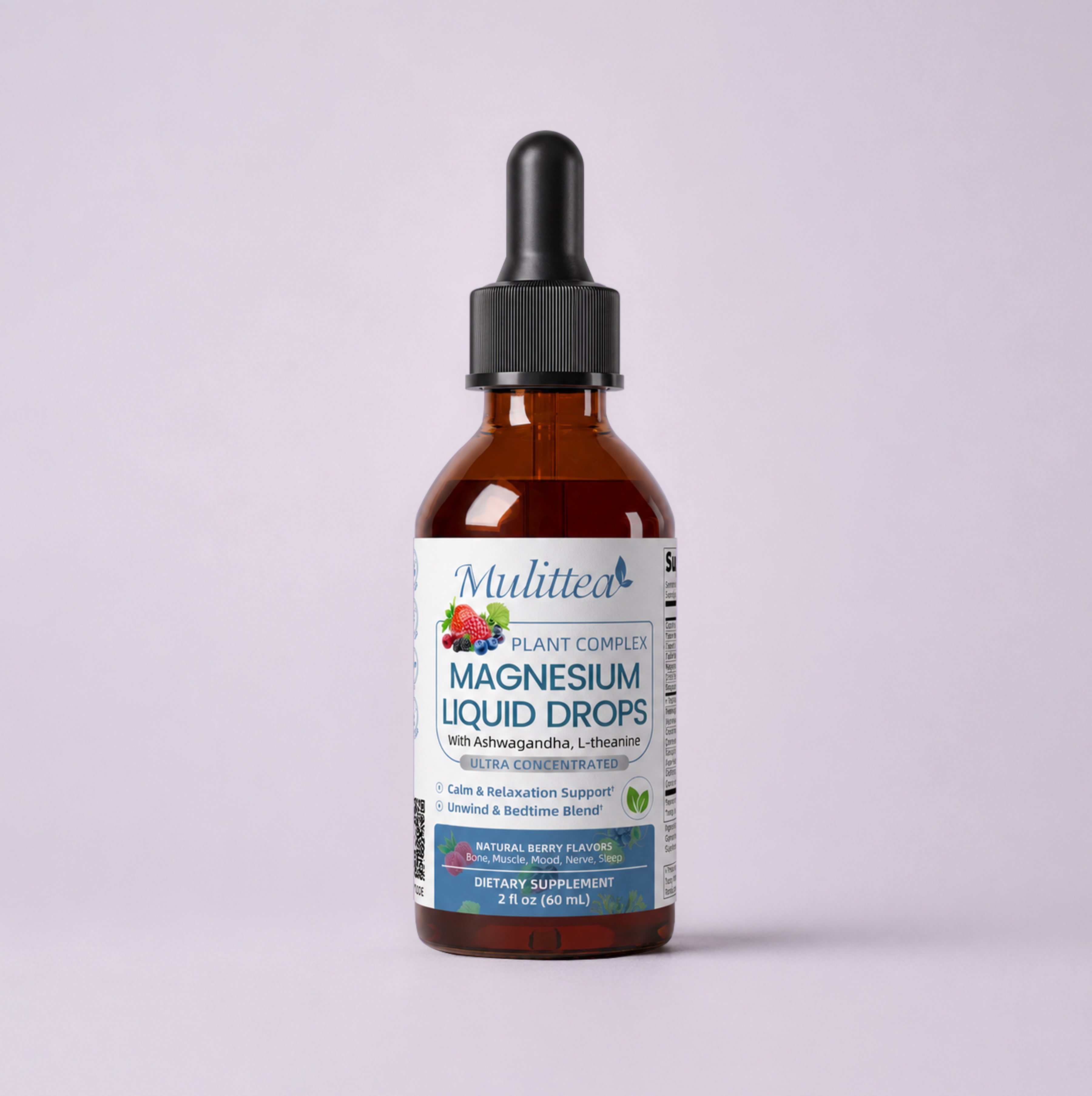 10-in-1 Advanced Magnesium Glycinate Drops | 2 fl oz (60ml)