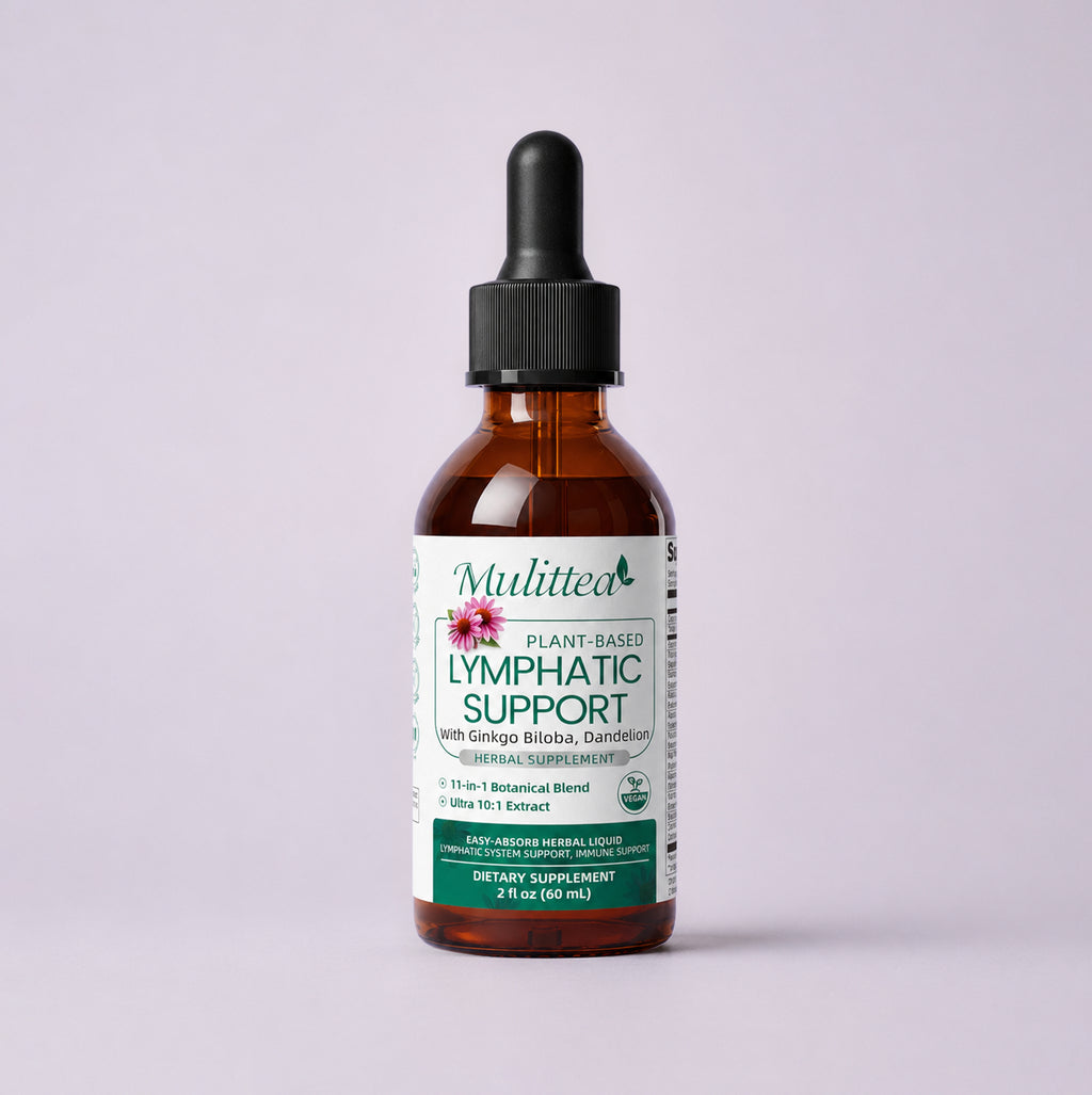 11-in-1 Lymphatic Support Drops for Detox & Bloating | 2 fl oz (60ml)