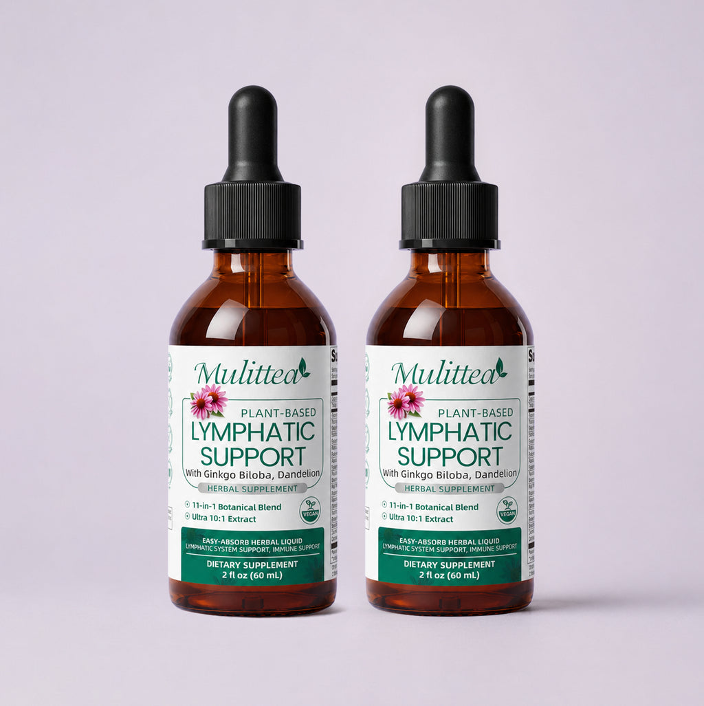 11-in-1 Lymphatic Support Drops for Detox & Bloating | 2 fl oz (60ml)