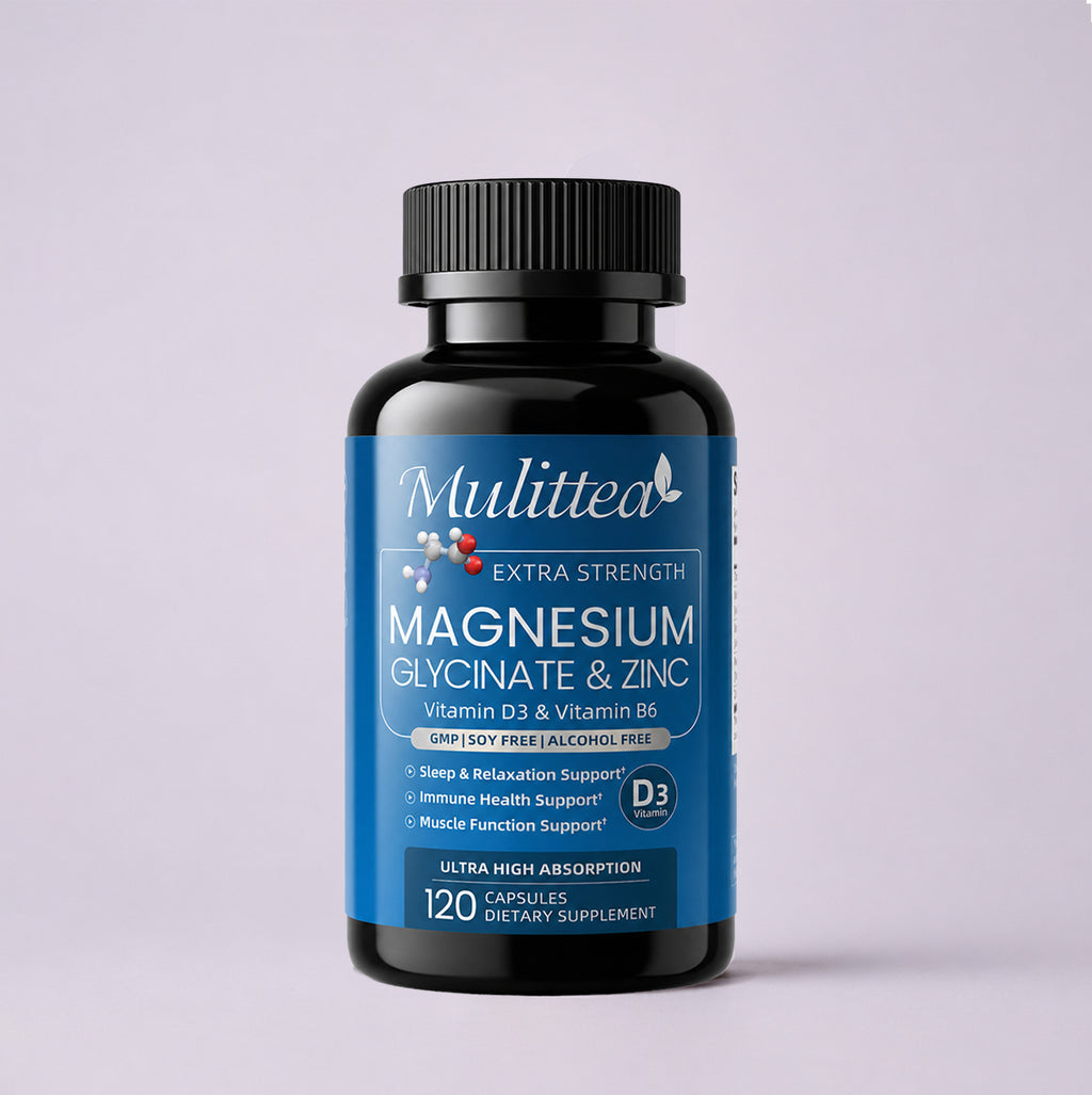 500mg Magnesium Glycinate & Zinc Complex | 120 Capsules