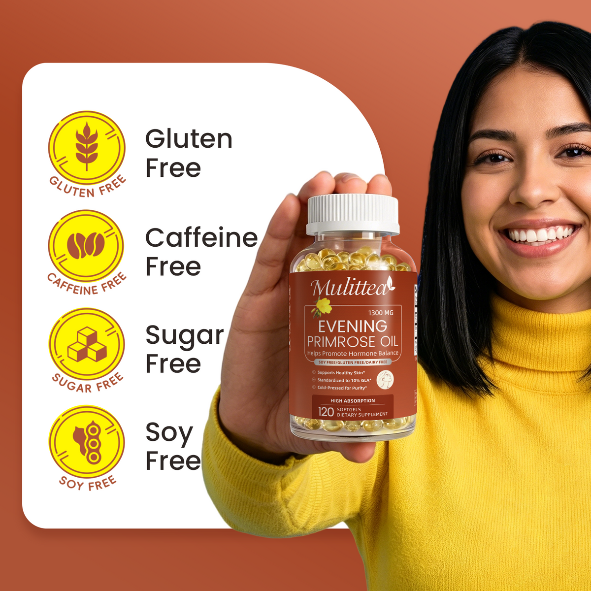 Evening Primrose Oil & GLA | 120 Softgels