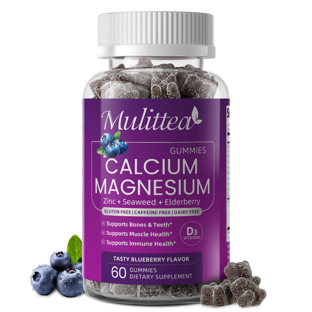Chelated Magnesium Glycinate & Algae Calcium Gummies | 120 Count