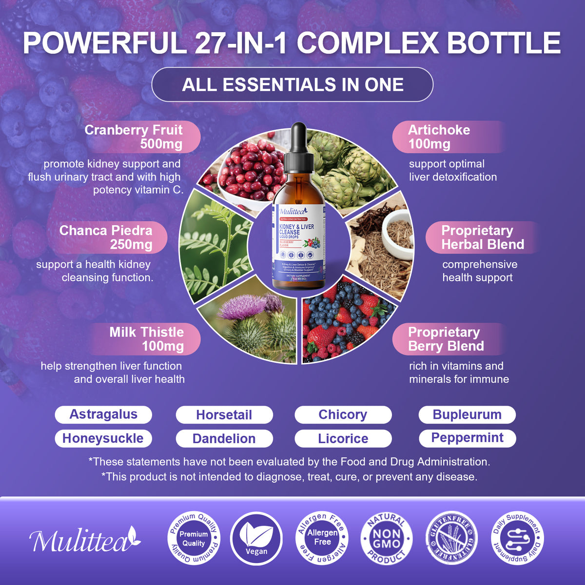 27-in-1 Kidney & Liver Cleanse Drops | 2 fl oz (60ml)