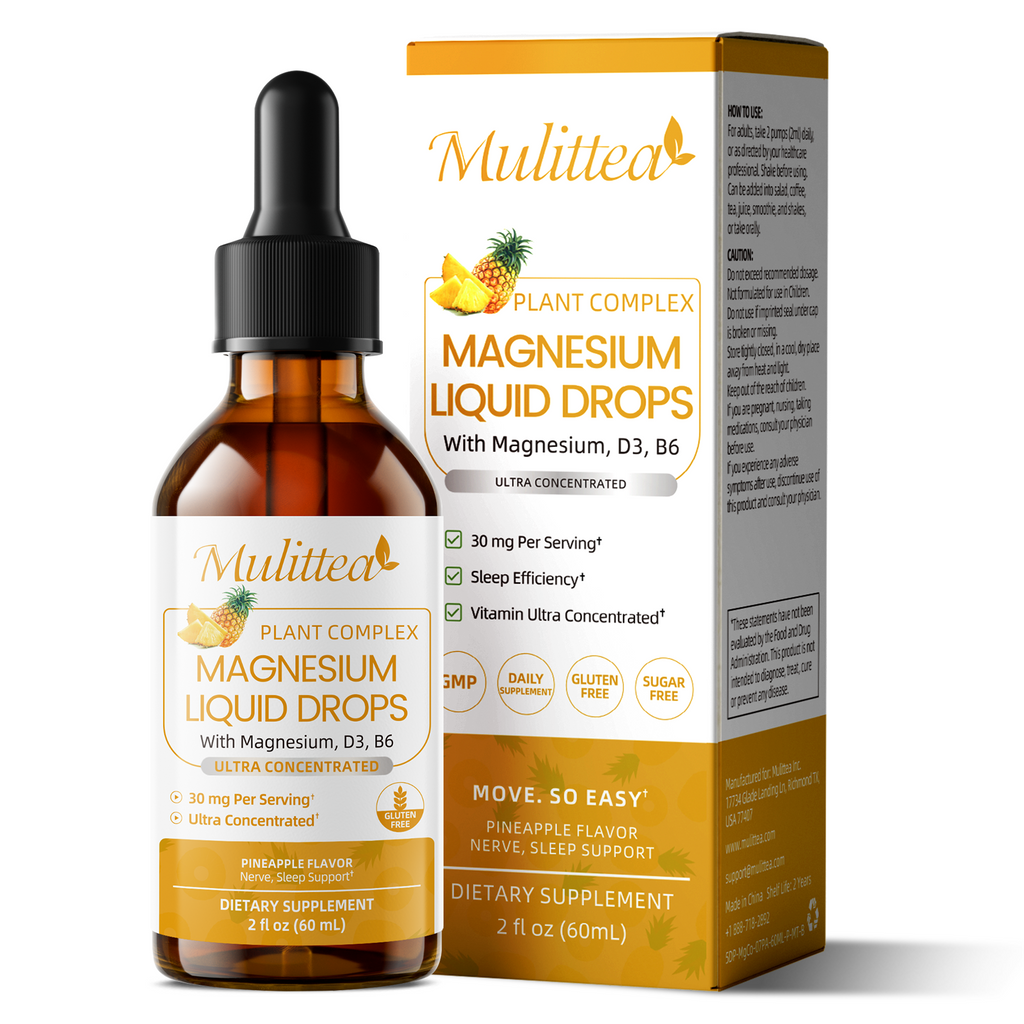 Triple Magnesium & B6 Liquid Drops | 2 fl oz (60ml)