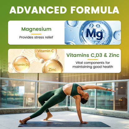 Mulittea Magnesium Zinc Liquid Drops (2-Pack) | Lemon Flavor