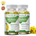 (2 Pack)Mulittea Mullein Leaf Capsules,Support Lung Detox Health Supplement,240 Capsules