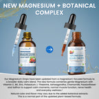 10-in-1 Advanced Magnesium Glycinate Drops | 2 fl oz (60ml)