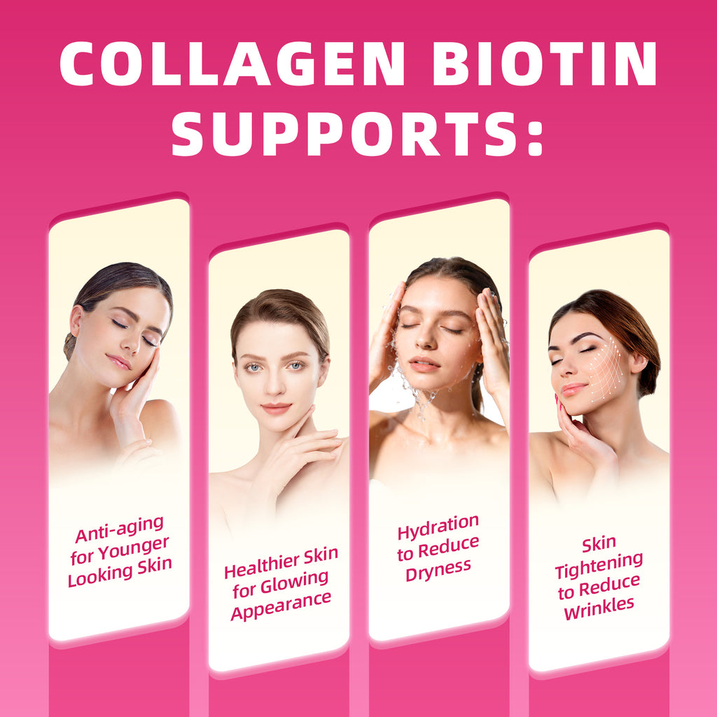 Biotin & Hydrolyzed Collagen Gummies | 60 Count