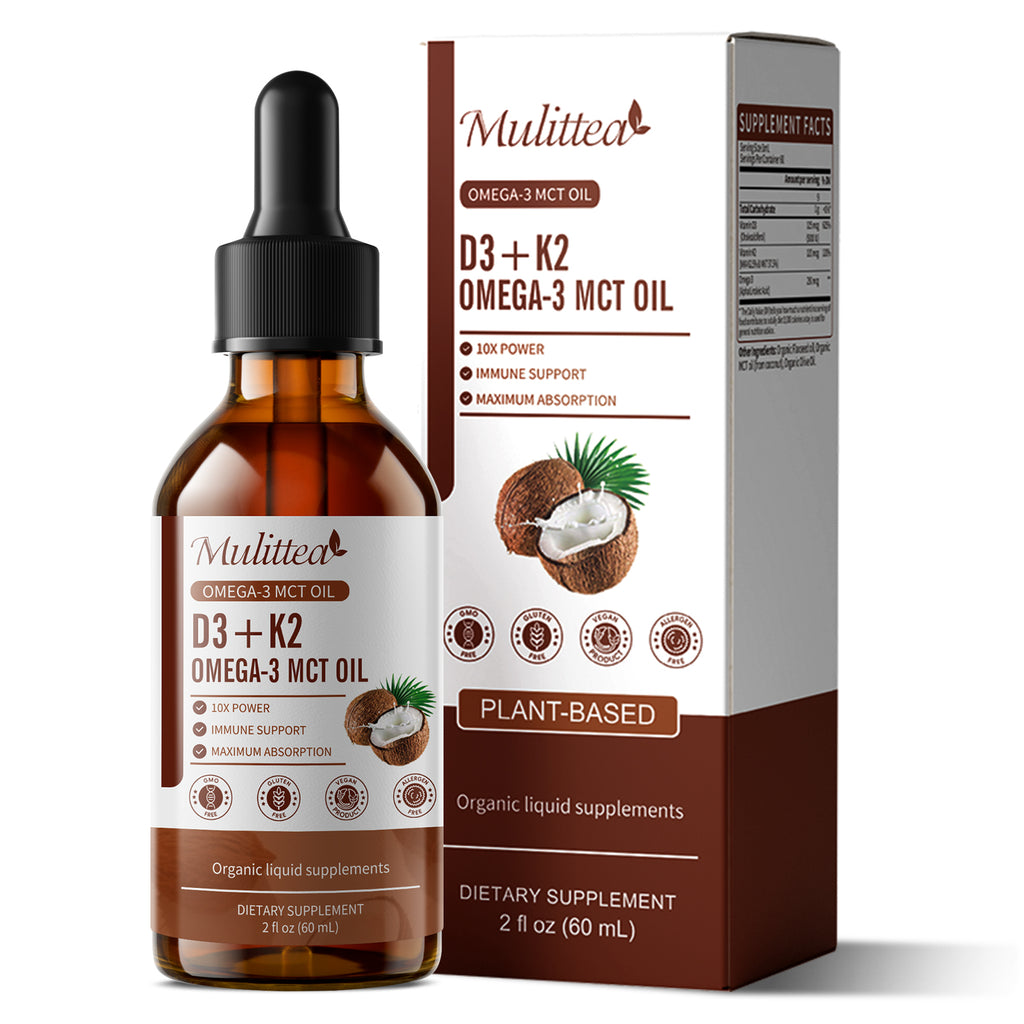 5000 IU Vitamin D3 + K2 & Omega-3 Drops | 2 fl oz (60ml)