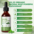 Oregano Oil Drops | Oil of Oregano Liquid Drop | Herbal Blend for Immune Support | Digestive Health | 60ML 2 Fl Oz