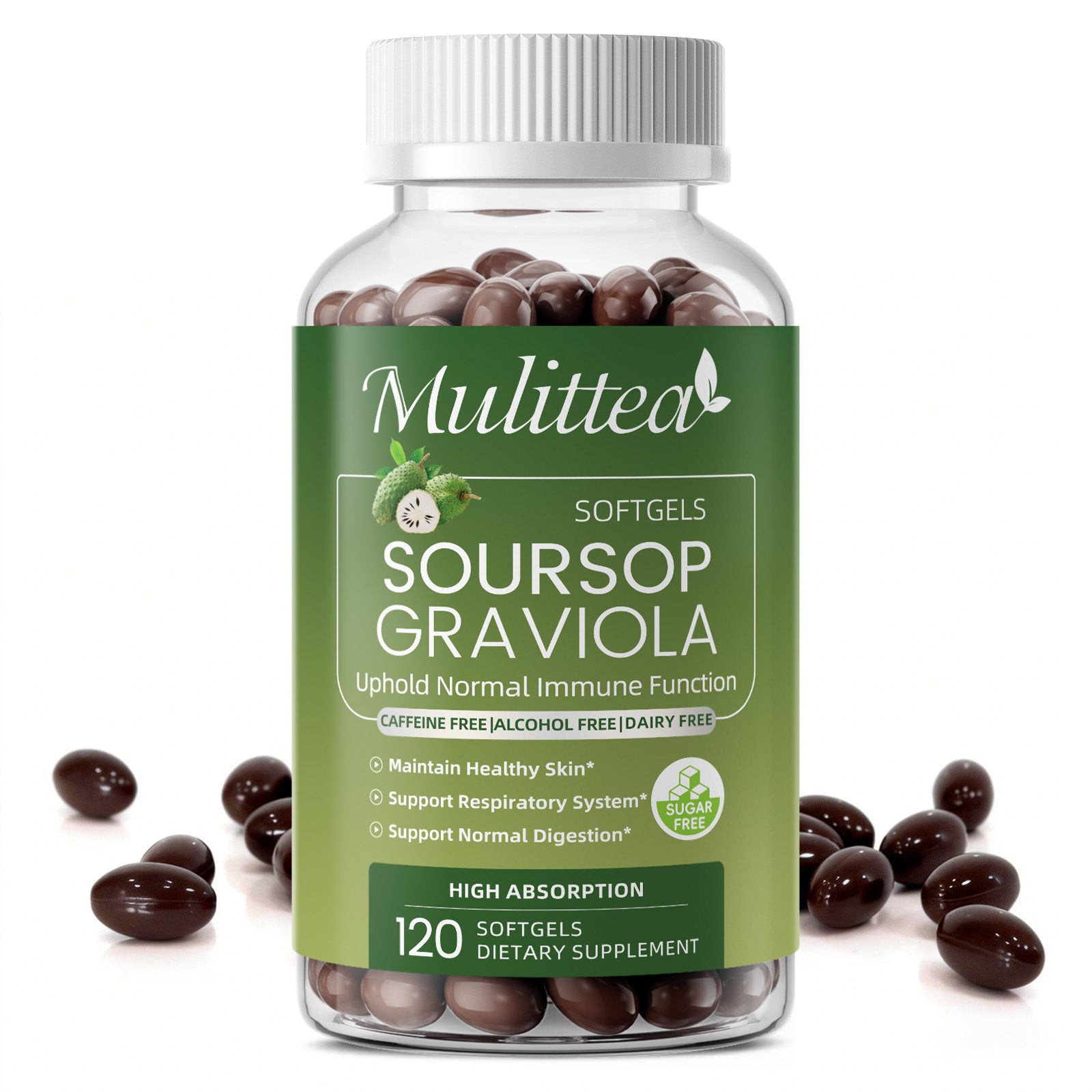 10:1 Soursop Graviola Extract | 120 Softgels