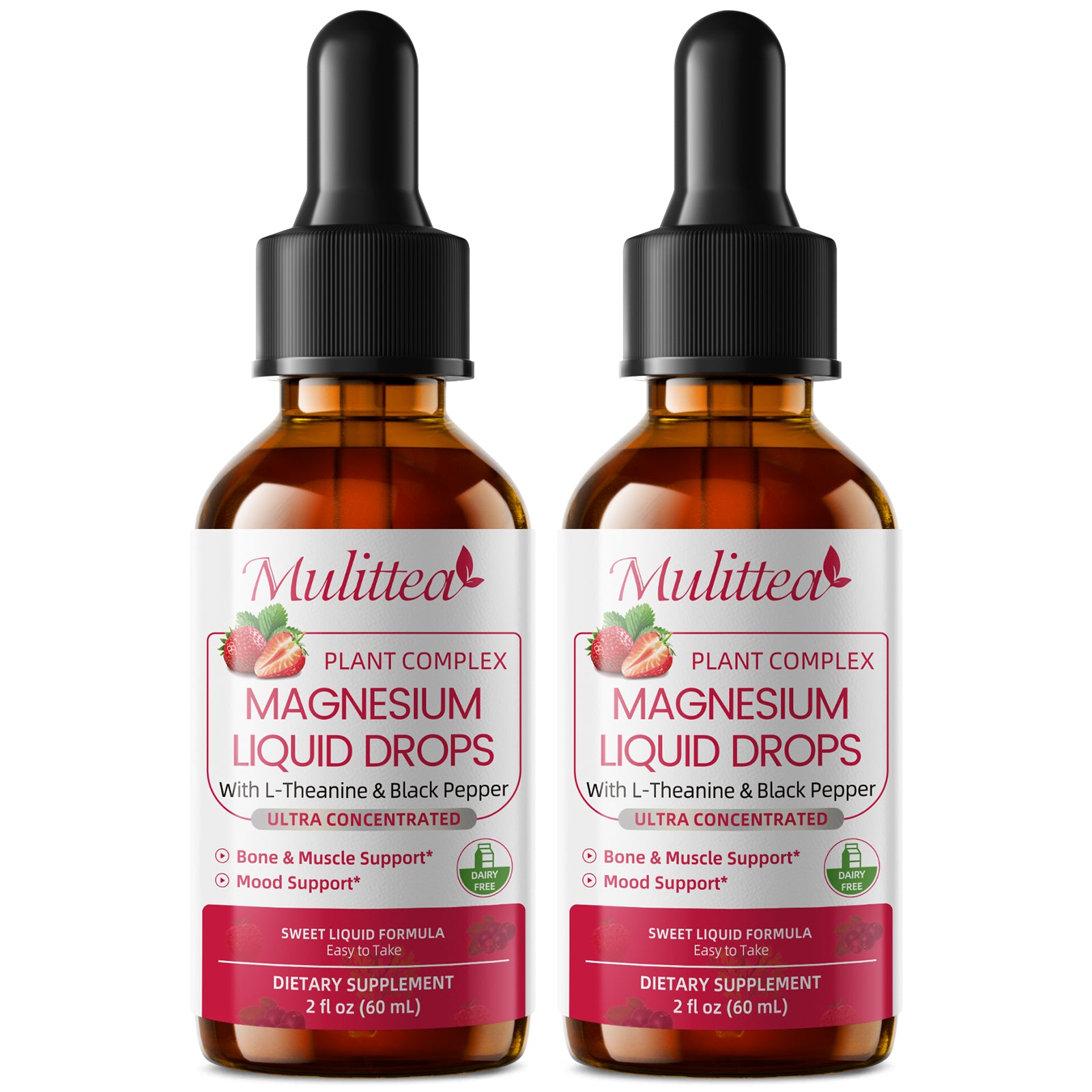 Magnesium Glycinate & L-Theanine Drops | 2 fl oz (60ml)