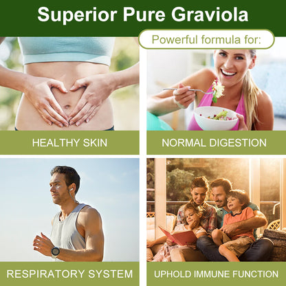 Mulittea Soursop Graviola Capsules – 1000mg per Serving – 120 Capsules
