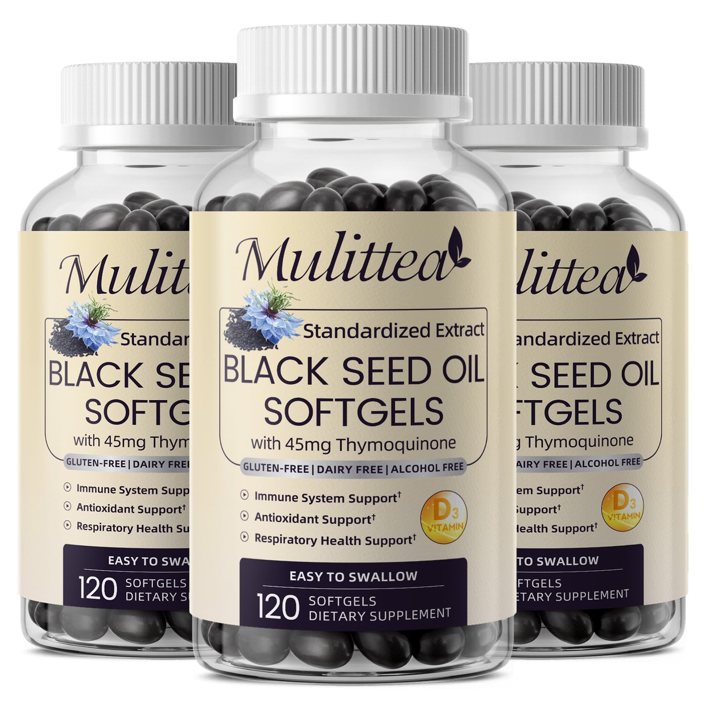 Mulittea Black Seed Oil Softgels