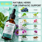 11-in-1 Lymphatic Support Drops for Detox & Bloating | 2 fl oz (60ml)