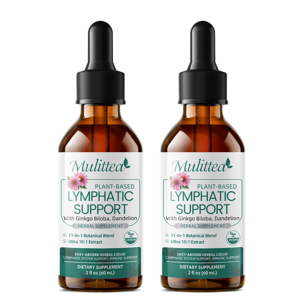 11-in-1 Lymphatic Support Drops for Detox & Bloating | 2 fl oz (60ml)