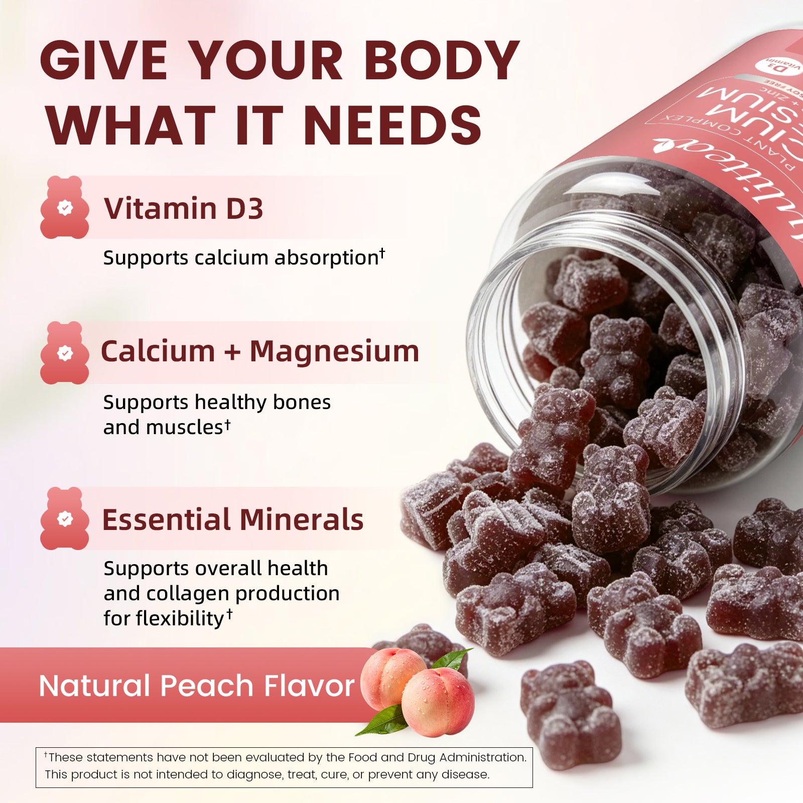 Magnesium Glycinate & Sea Moss Gummies | 60 Count