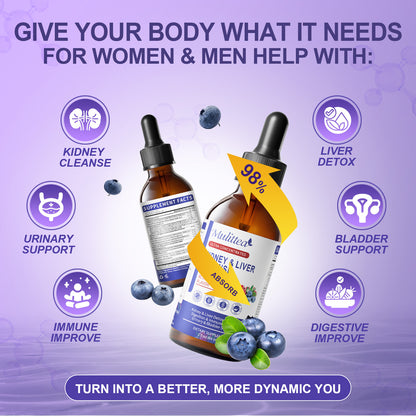 Mulittea® 27-in-1 Kidney & Liver Cleanse Drops | Detox & Urinary Support