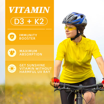 Mulittea® Vitamin D3 + K2 (MK7) Softgels | High Absorption Bone & Cardiovascular Matrix