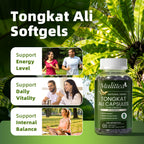 20:1 Tongkat Ali & Ginseng Softgels | 120 Count