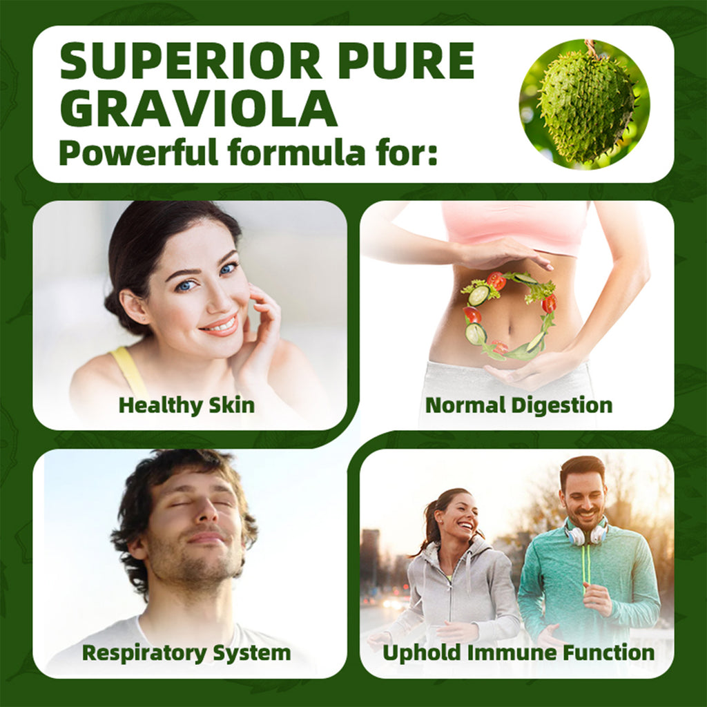 10:1 Soursop Graviola Extract | 120 Softgels