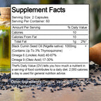 Cold-Pressed Black Seed Oil | 120 Softgels