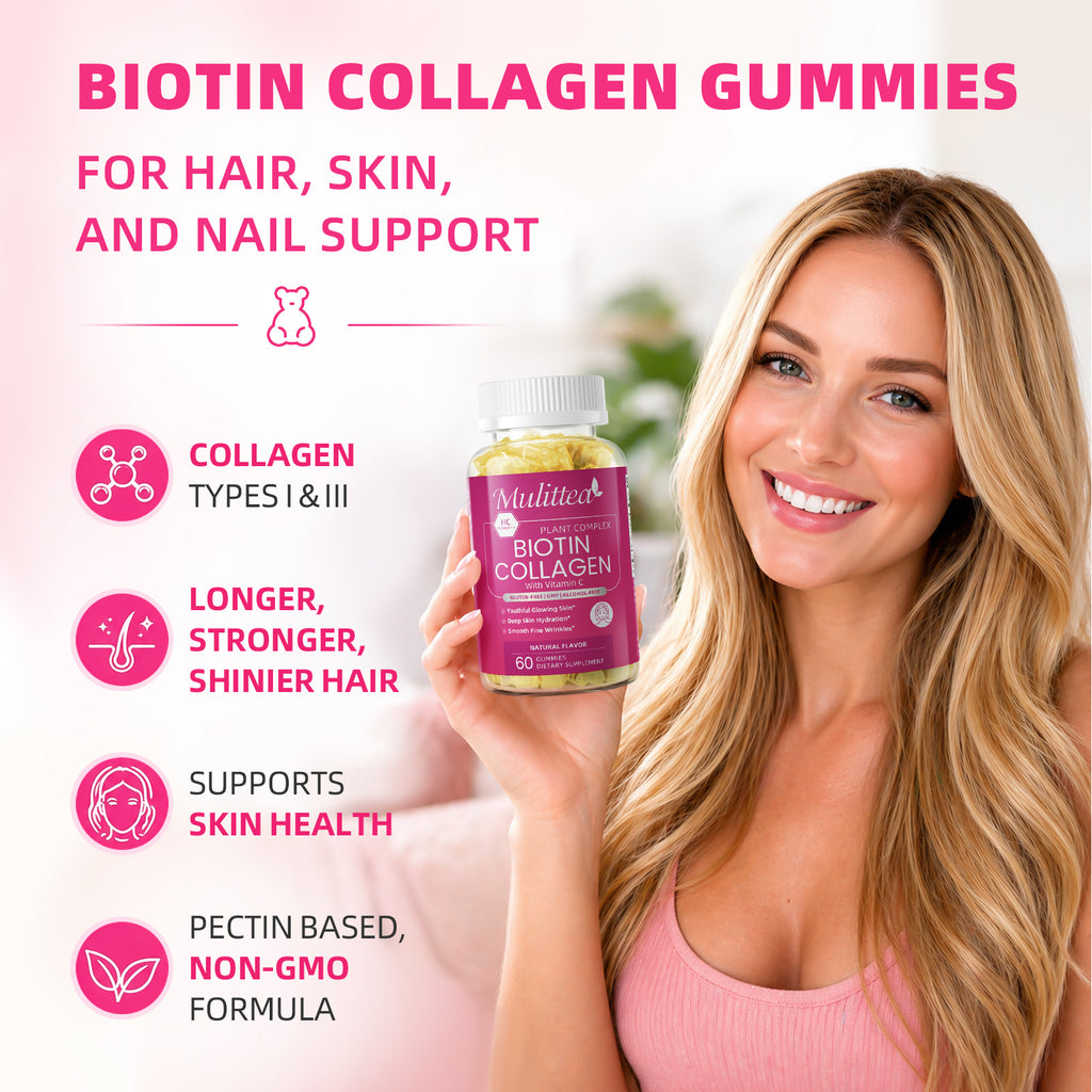 Biotin & Hydrolyzed Collagen Gummies | 60 Count