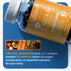 Calcium Magnesium Zinc & D3 Complex | 120 Softgels