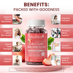 Magnesium Glycinate & Calcium Gummies | 60 Count