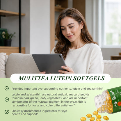 Mulittea® Lutein with Zeaxanthin 20mg Softgels - 120ct
